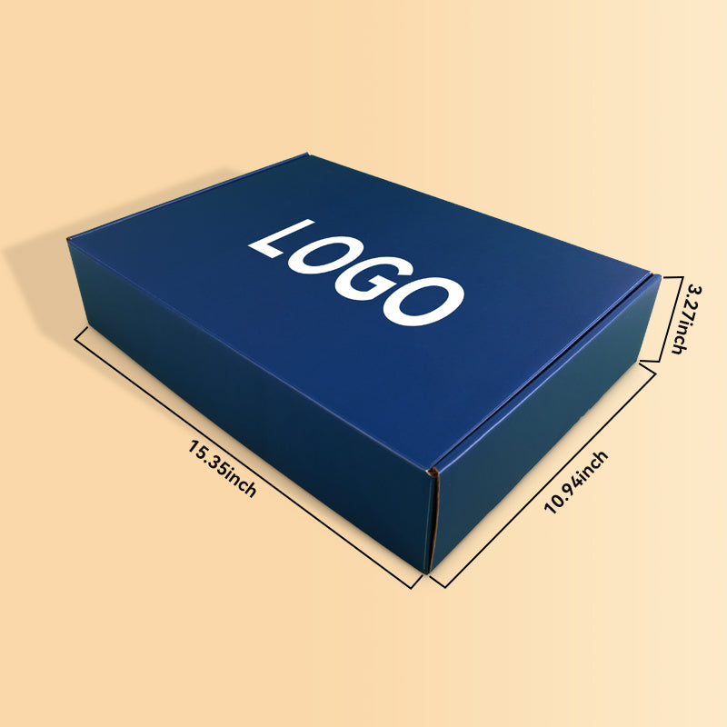 Corrugated shipping box showing auto-lock bottom structure